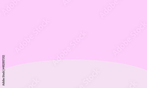 peach background with gray oval semi-circle below © Faried