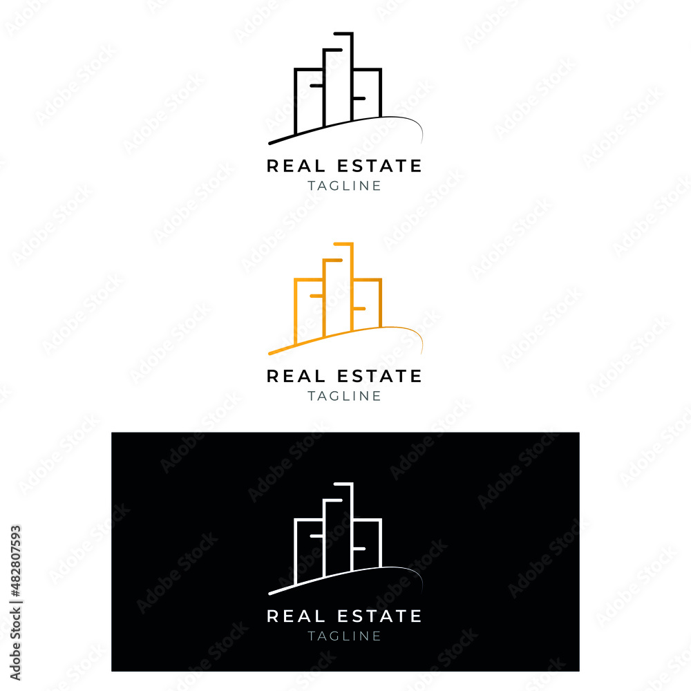 Obraz premium Real Estate Logo Template