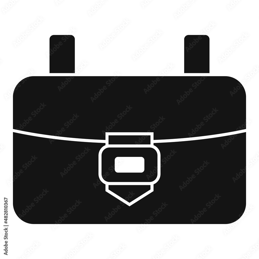 Bike repair bag icon simple vector. Mechanic fix Bike repair bag icon simple vector. Mechanic fix
