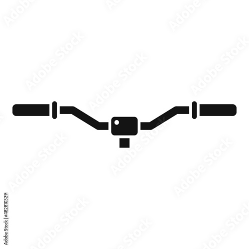 Bike handle bars icon simple vector. Repair fix