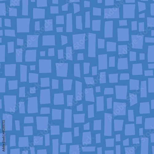 Abstract squares mosaic seamless pattern for textile, wallpaper, wrapping paper print and other design