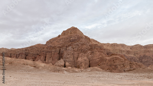 Fantastically  beautiful mountain nature in Timna National Park near Eilat  southern Israel.