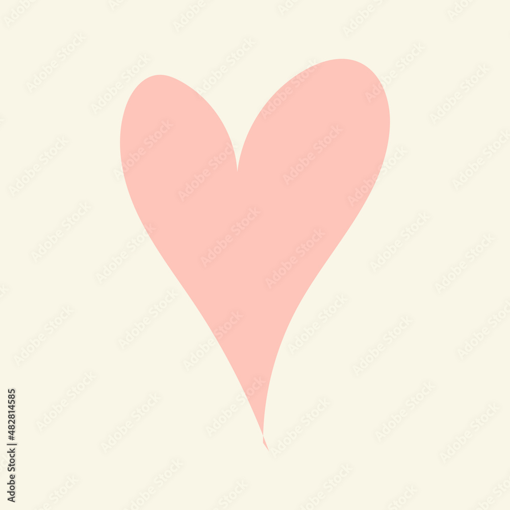 Heart icon for greeting card. Vector illustration.
Heart icon for greeting card. Vector illustration.
