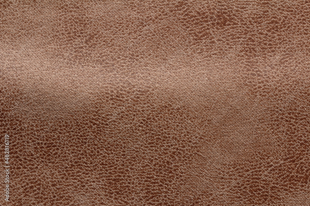 texture of soft furniture fabric imitating leather