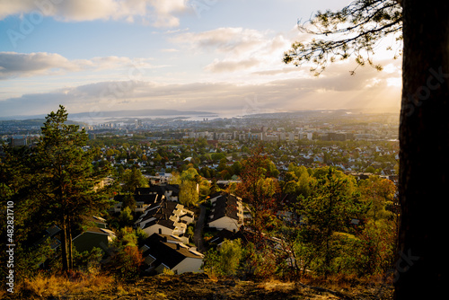 Wall Mural Oslo from Grefsenkollen