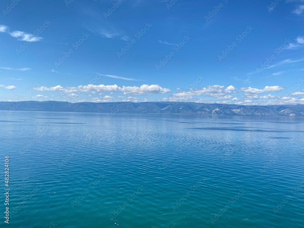 The water area of Lake Baikal, Olkhon Island