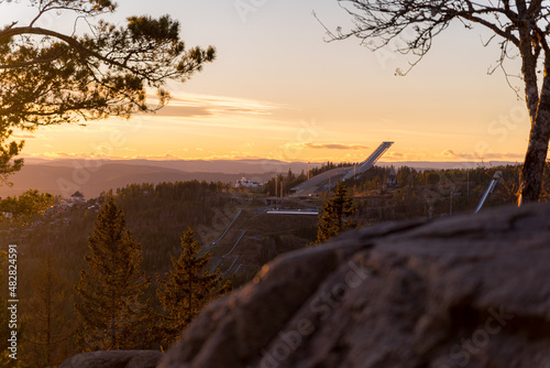 Holmenkollen ski jump photo