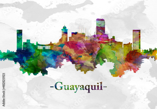 Guayaquil Ecuador skyline
