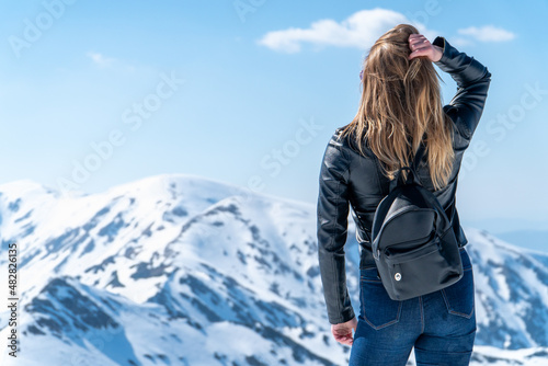 Widoki z gór w zakopanem.