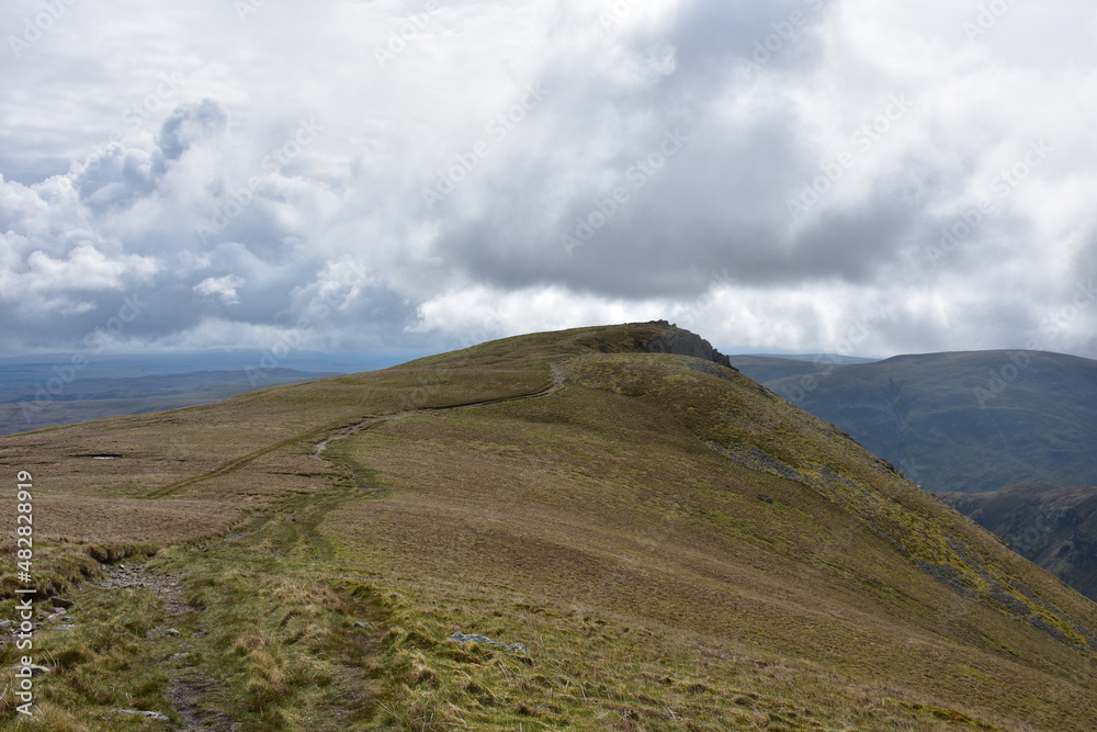 Footpath Along the Ridgeline of Kidsty Pike Footpath Along the Ridgeline of Kidsty Pike
