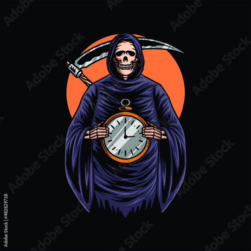 grim reaper vector design