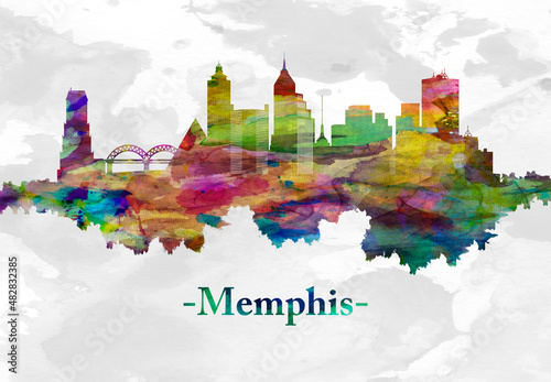 Memphis Tennessee skyline