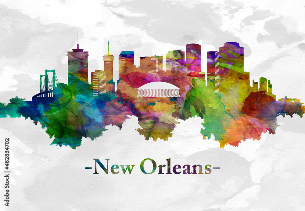New Orleans Louisiana skyline