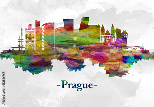 Prague Czech Republic skyline