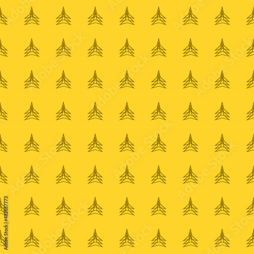seamless rocket pattern for gift wrapper. photo