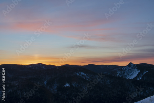 sunset over the mountains © Алексей Линник