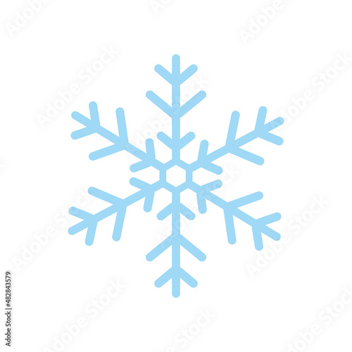 Snowflake icon vector illustration symbol