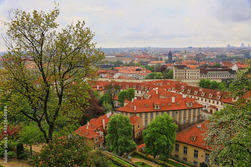 The view of Prague.