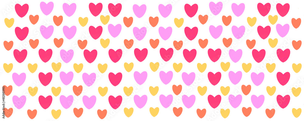 seamless pattern with hearts