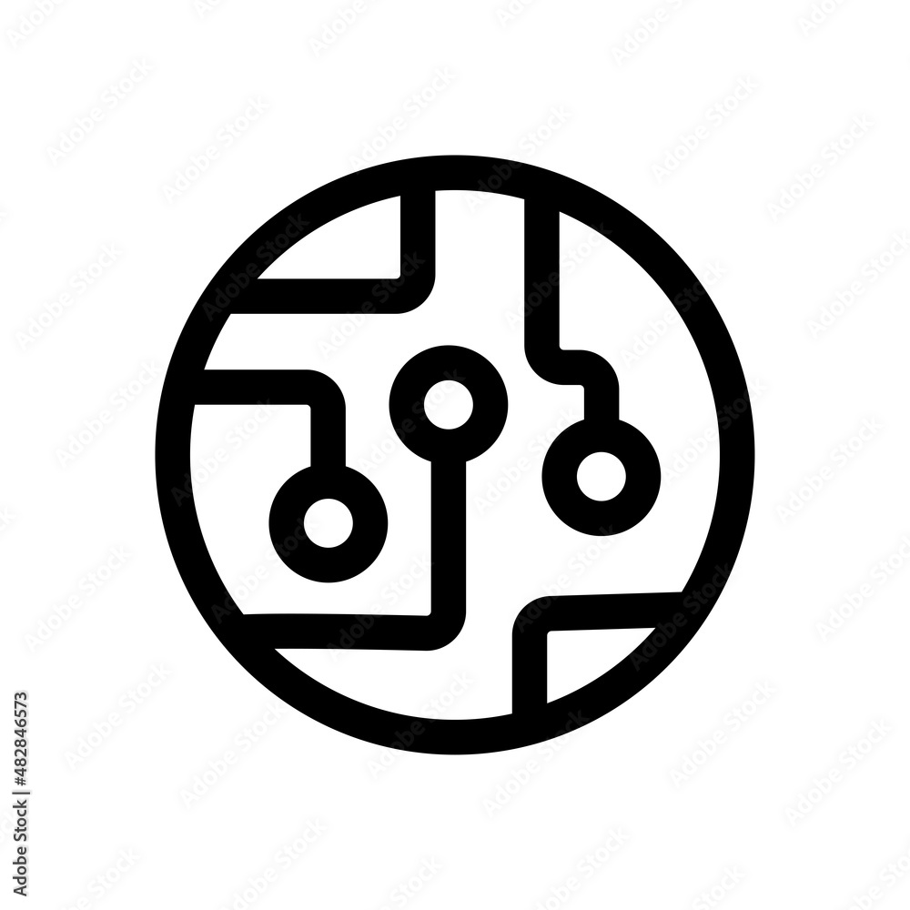 Circuit board, technology vector icon. For your web site design, logo, app, UI. Vector illustration Circuit board, technology vector icon. For your web site design, logo, app, UI. Vector illustration