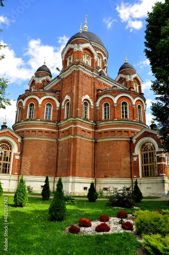 The Spaso-Borodinsky Monastery is an Orthodox convent of the Odintsovo Diocese of the Russian Orthodox Church, located on the Borodino field, near the village of Semenovskoye in the Borodino rural set photo