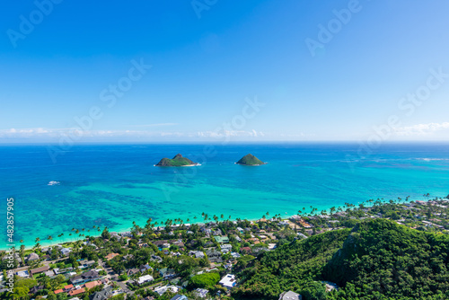 Принти на полотні lanikai oahu hawaii coral reef and sea