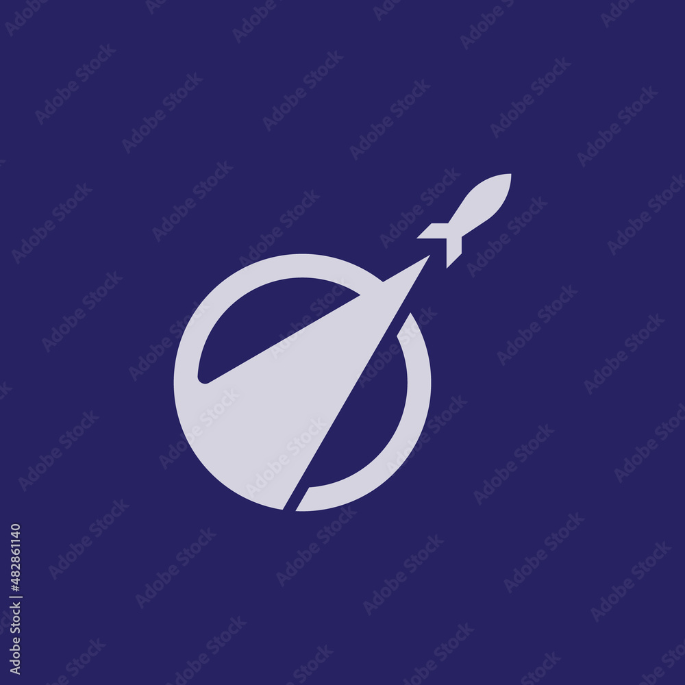 modern and simple rocket illustration logo design modern and simple rocket illustration logo design