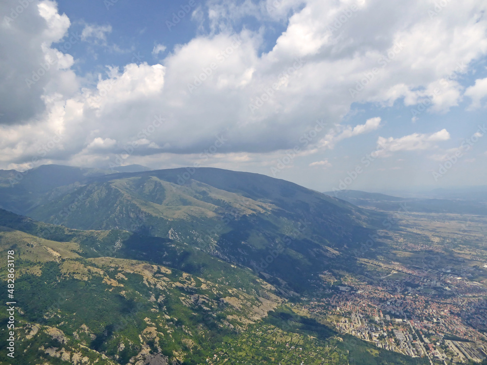 Mountains above Sopot in Bulgaria	