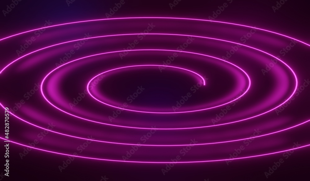 3d render of RGB neon light on darkness background. Abstract Laser lines show at night. Ultraviolet spectrum beam scene 3d render of RGB neon light on darkness background. Abstract Laser lines show at night. Ultraviolet spectrum beam scene
