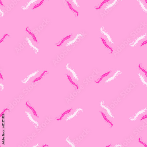 Confetti seamless pattern. Background of celebrated birthday.