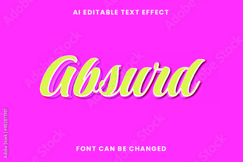 Absurd Text Effect 