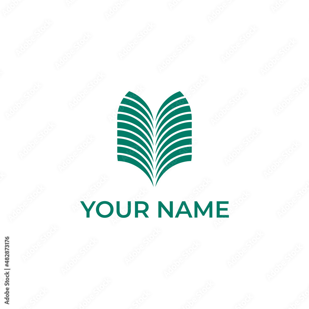 palm tree logo, coconut leaf logo design vector icon illustration palm tree logo, coconut leaf logo design vector icon illustration