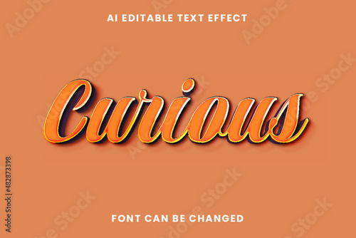Curious Text Effect