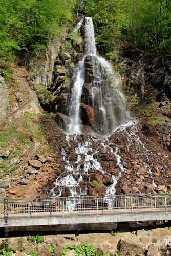 Trusetaler Wassserfall, Trusetal, Thueringen, Deutschland, Europa  --
Trusetal Waterfall, Trusetal, Thuringia, Germany, Europe photo