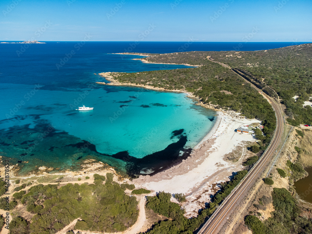 Fototapeta premium Sardegna, Spiaggia di Cala Sabina (Golfo Aranci)