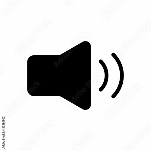 Speaker Icon Design Vector Logo Template Illustration Sign And Symbol