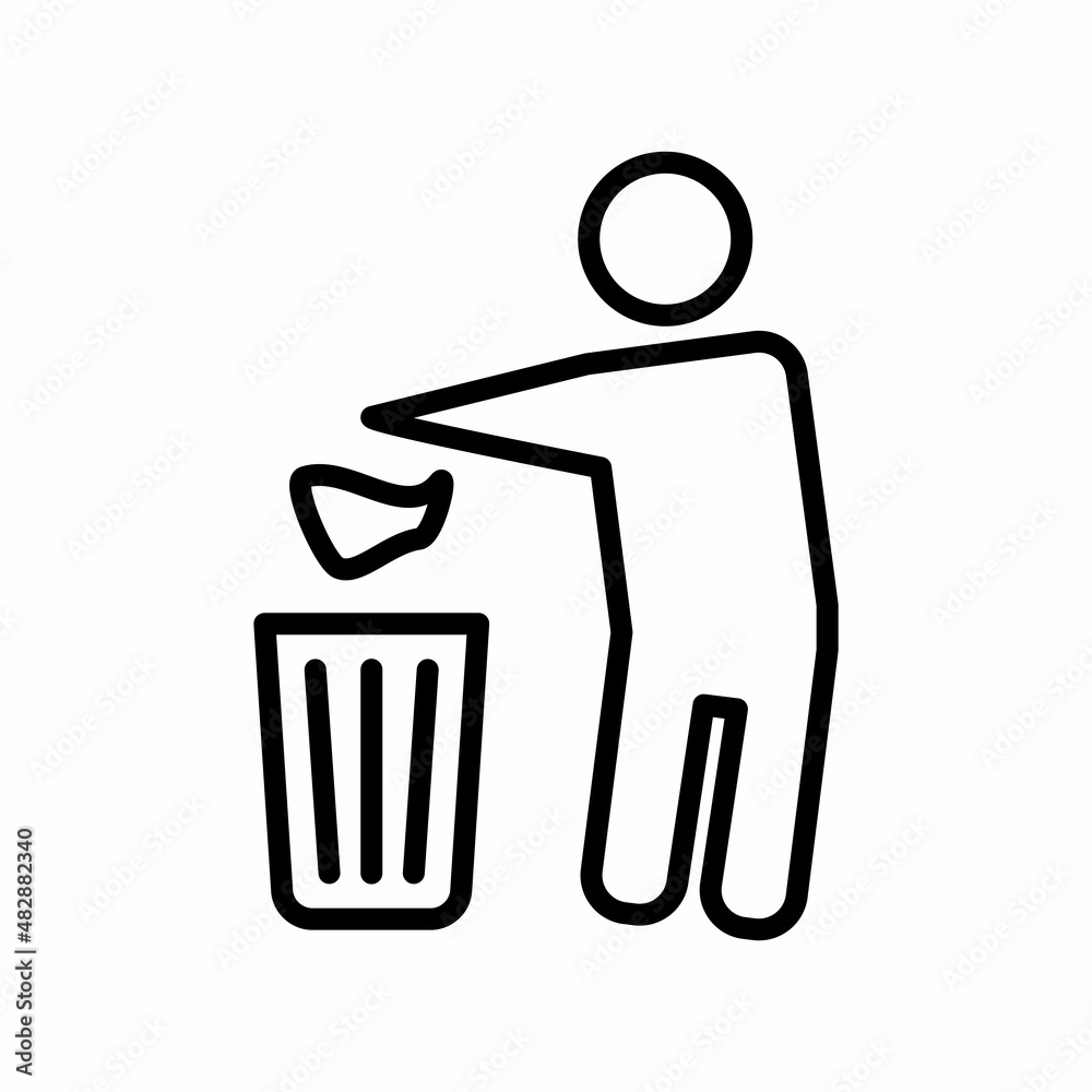 Do Not Litter Icon Design Vector Logo Template Illustration Sign And Symbol Do Not Litter Icon Design Vector Logo Template Illustration Sign And Symbol