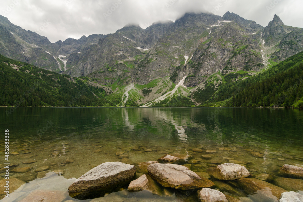 lake in the mountains