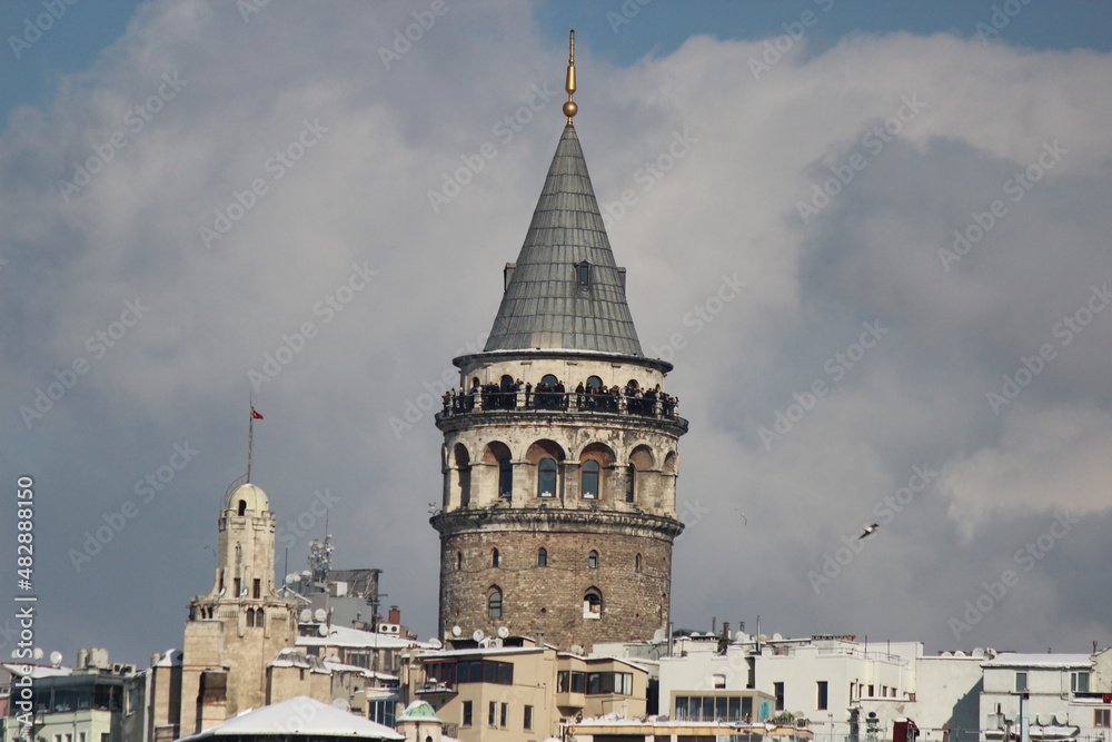 Galata Tower, one of the landmarks of Istanbul