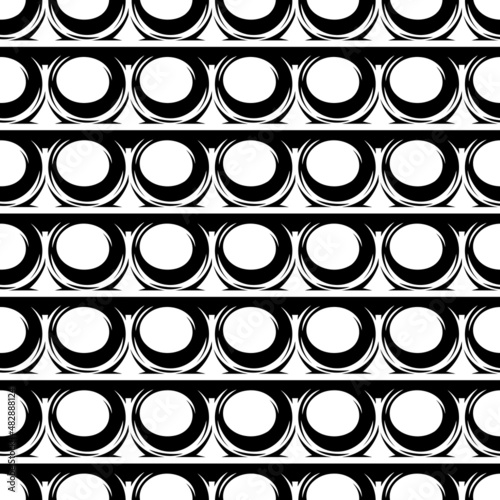 Vector monochrome seamless pattern - Popit. Template, element for design, background. Style sensory anti-stress toy for kids