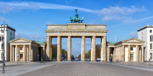 Berlin Brandenburger Tor Gate in Germany panorama photo