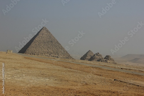 The Egyptian pyramids are ancient pyramid-shaped stone structures located in Egypt.