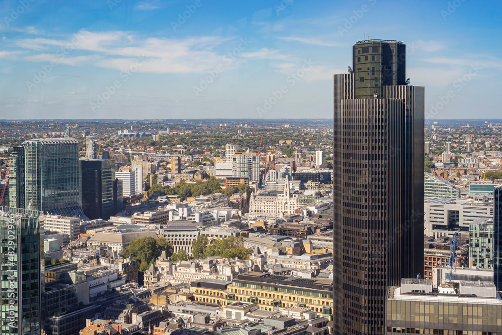 Obraz premium High angle view of the famous cityscape