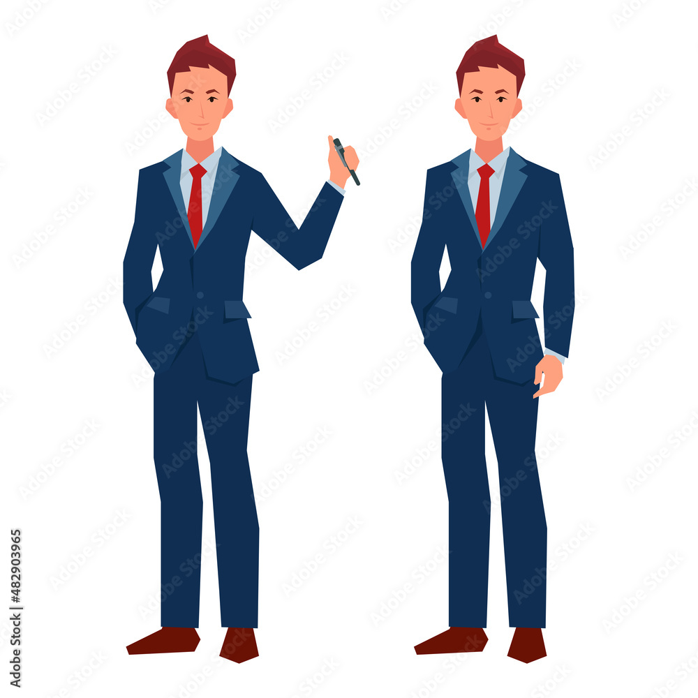 Set of people characters for business Set of people characters for business