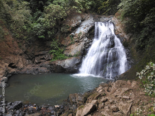 Emerald waterfall