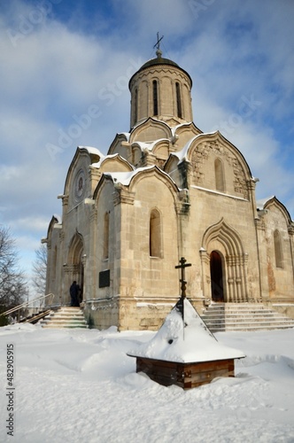 Andronikov Monastery is a complex of buildings where the male monastery of the Russian Orthodox Church was previously located, located on the left bank of the Yauza River. photo