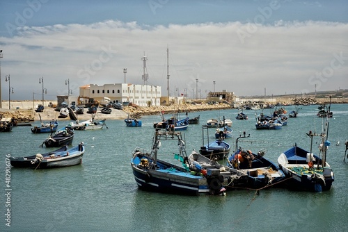 morroccan small fishing town