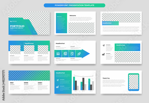 Business presentation template and infographic element design. Use for business annual report, flyer, corporate marketing, leaflet, advertising, brochure.