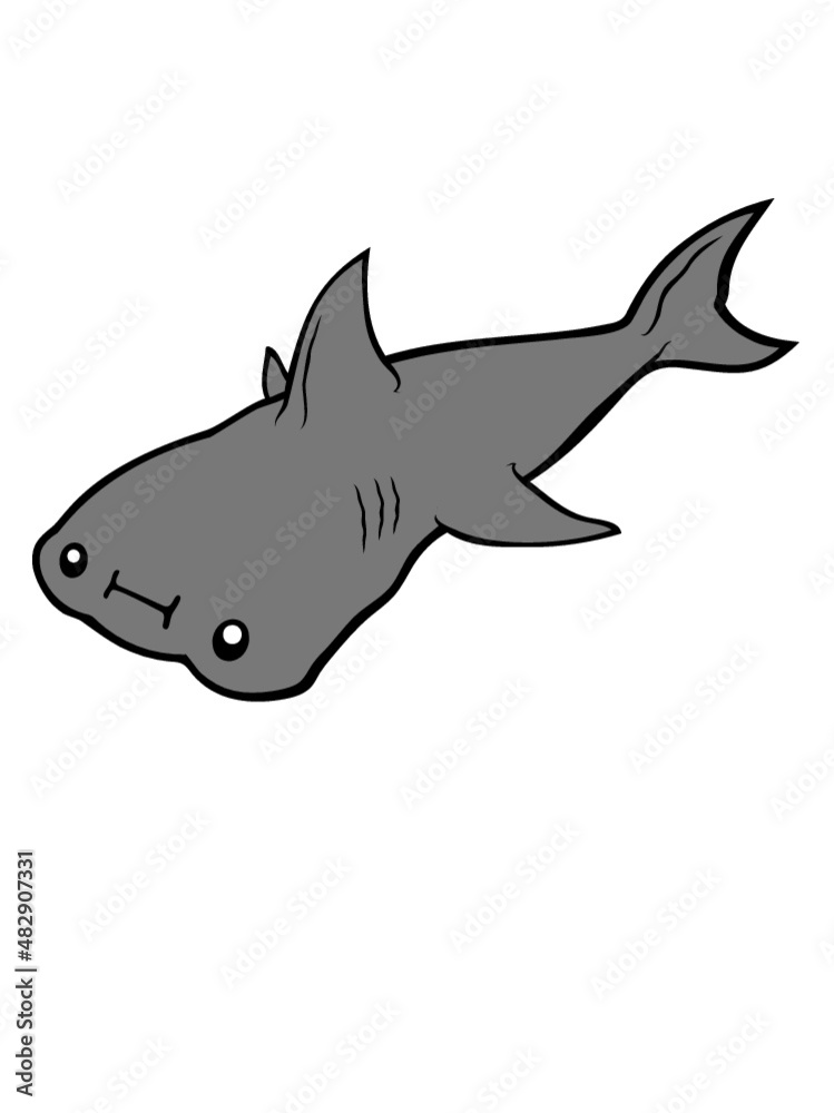 Obraz premium Niedlicher kleiner Hai 