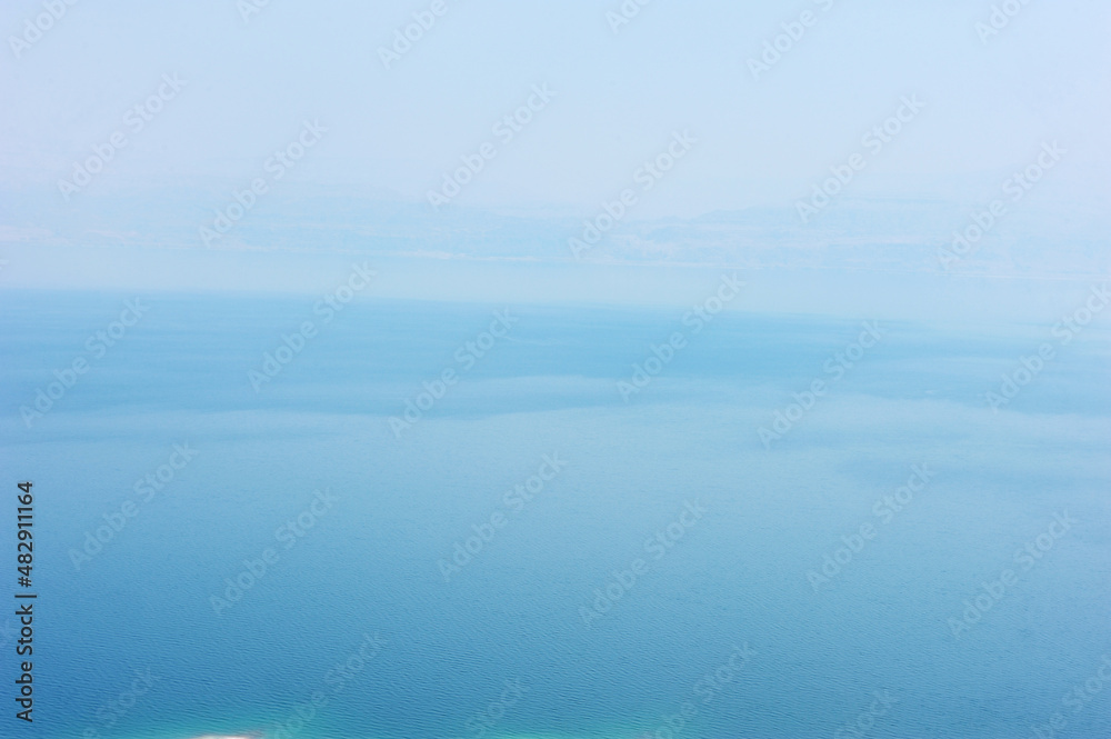 The coast of the Dead Sea near Ein Gedi nature reserve in Israel